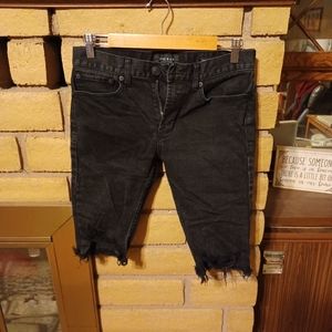 Pacsun black distressed skinny shorts. Size 28× 30 . Great used conditio…